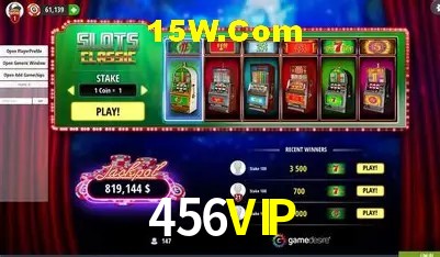 Campos de e-mail e senha na entrada da conta 456VIP